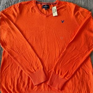 NWT Men’s American Eagle Lightweight Pullover V-neck Sweater Size Large